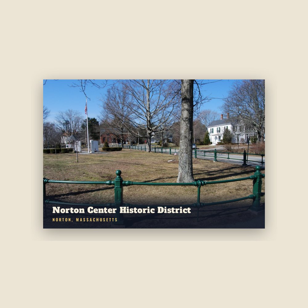 Norton Norton Center Historic District Postcard