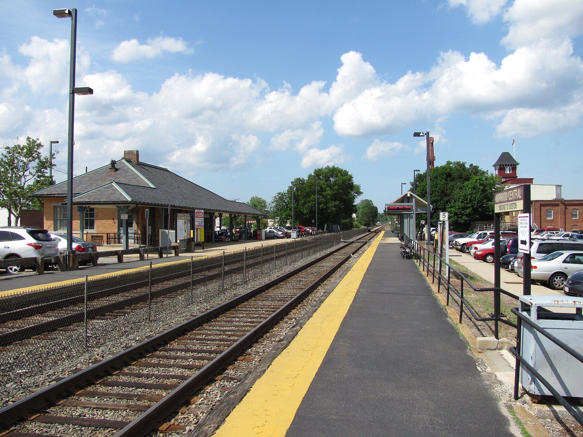Norwood Central station, Norwood, Massachusetts