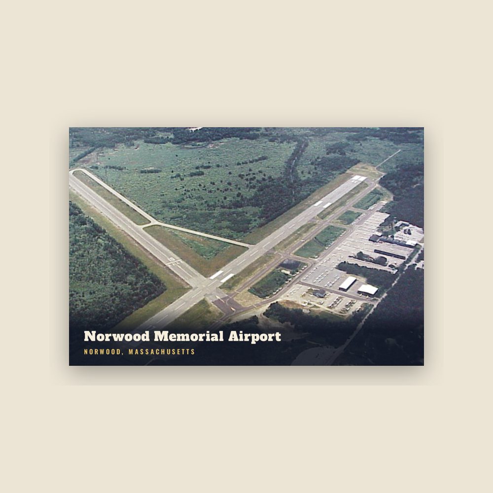 Norwood Norwood Memorial Airport Postcard