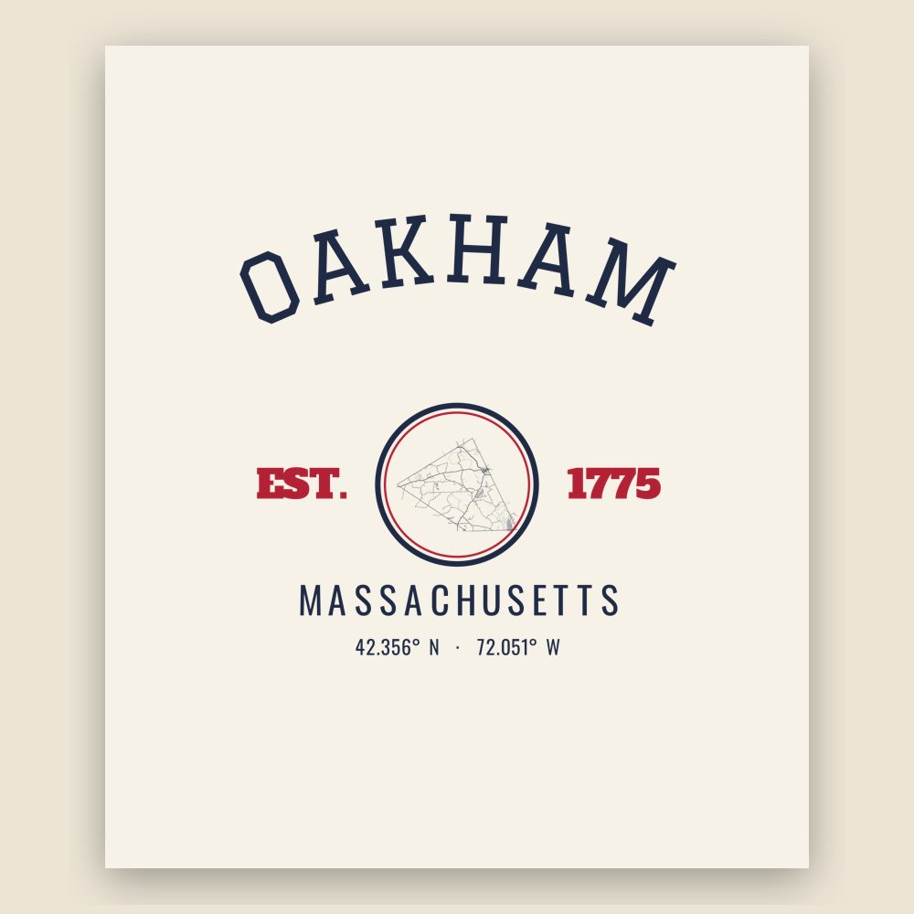 Oakham Hometown Ornament