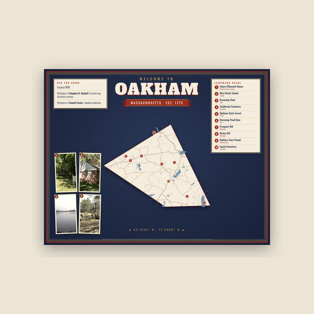 Oakham Map Placemat