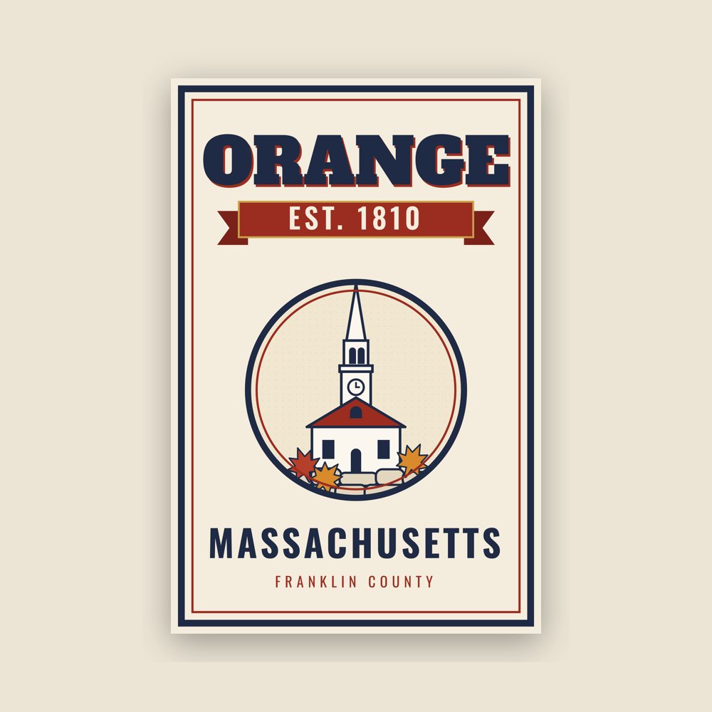 Orange Garden Flag