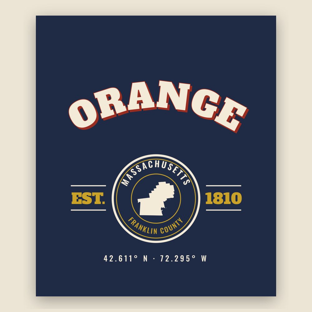 Orange Est. Tee