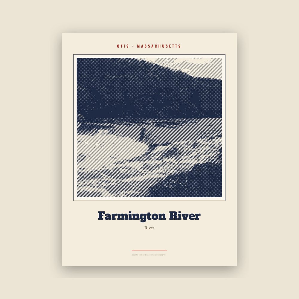 Otis Farmington River Landmark Print