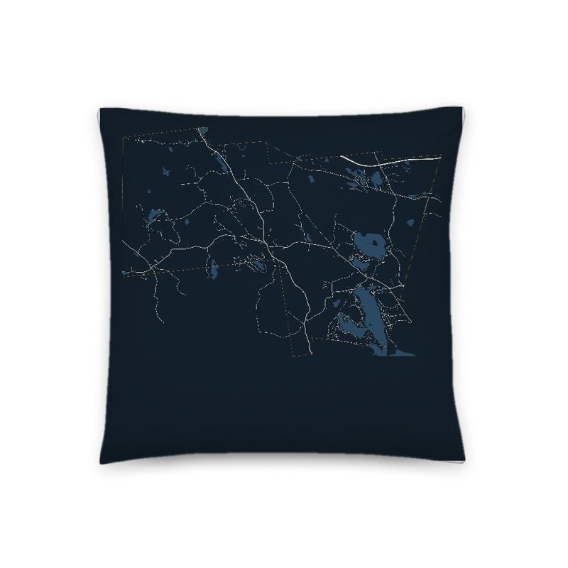 Otis Map Throw Pillow