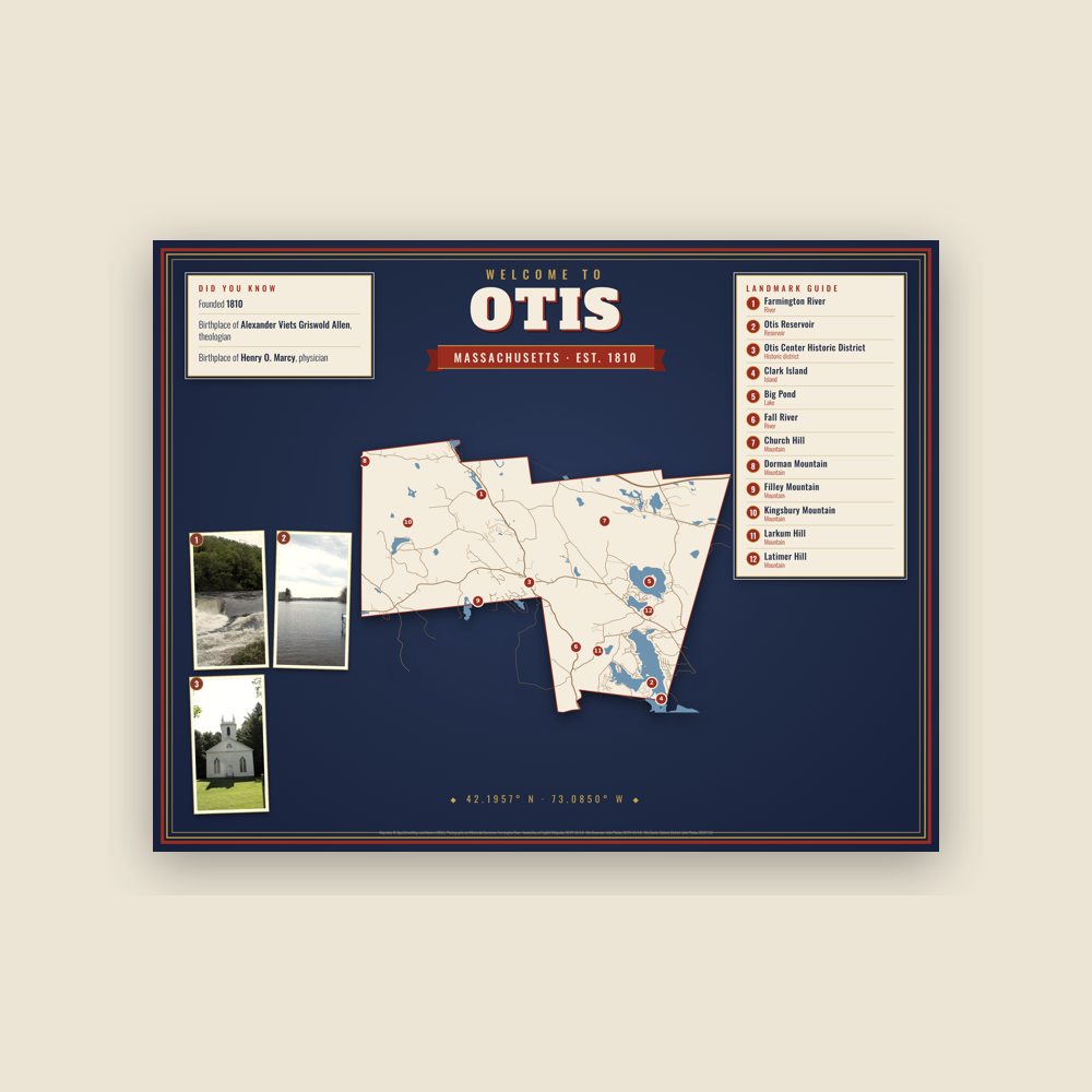 Otis Map Placemat
