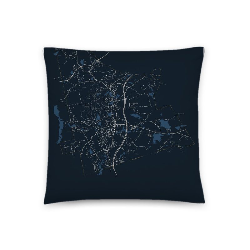 Oxford Map Throw Pillow