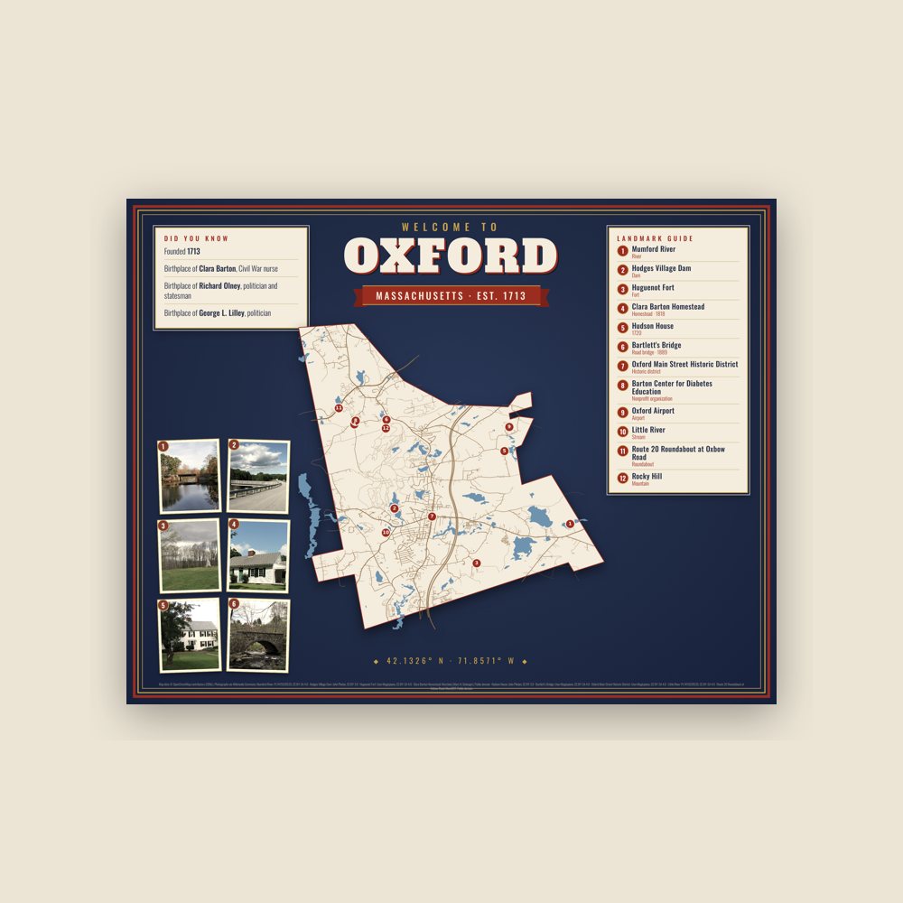 Oxford Map Placemat