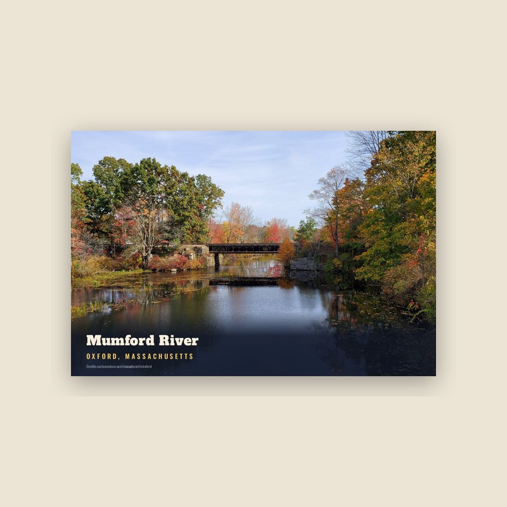 Oxford Mumford River Postcard