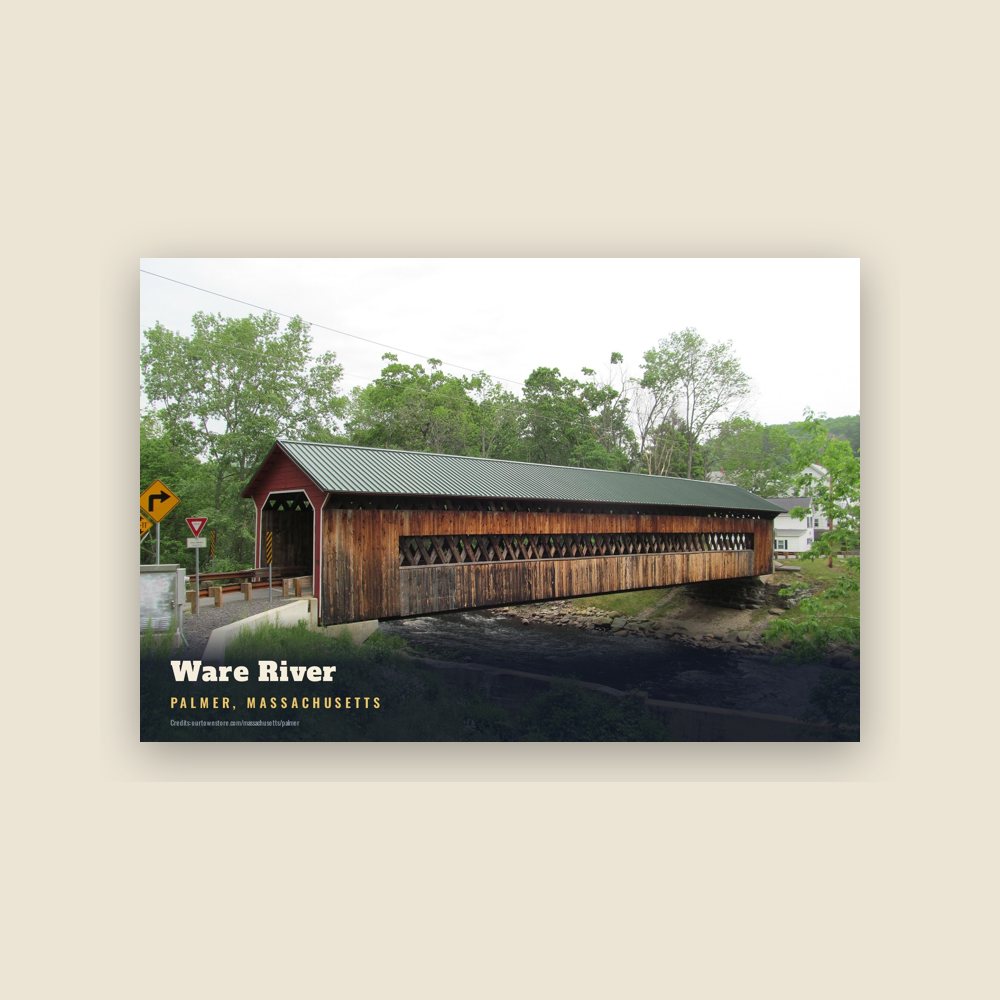 Palmer Ware River Postcard