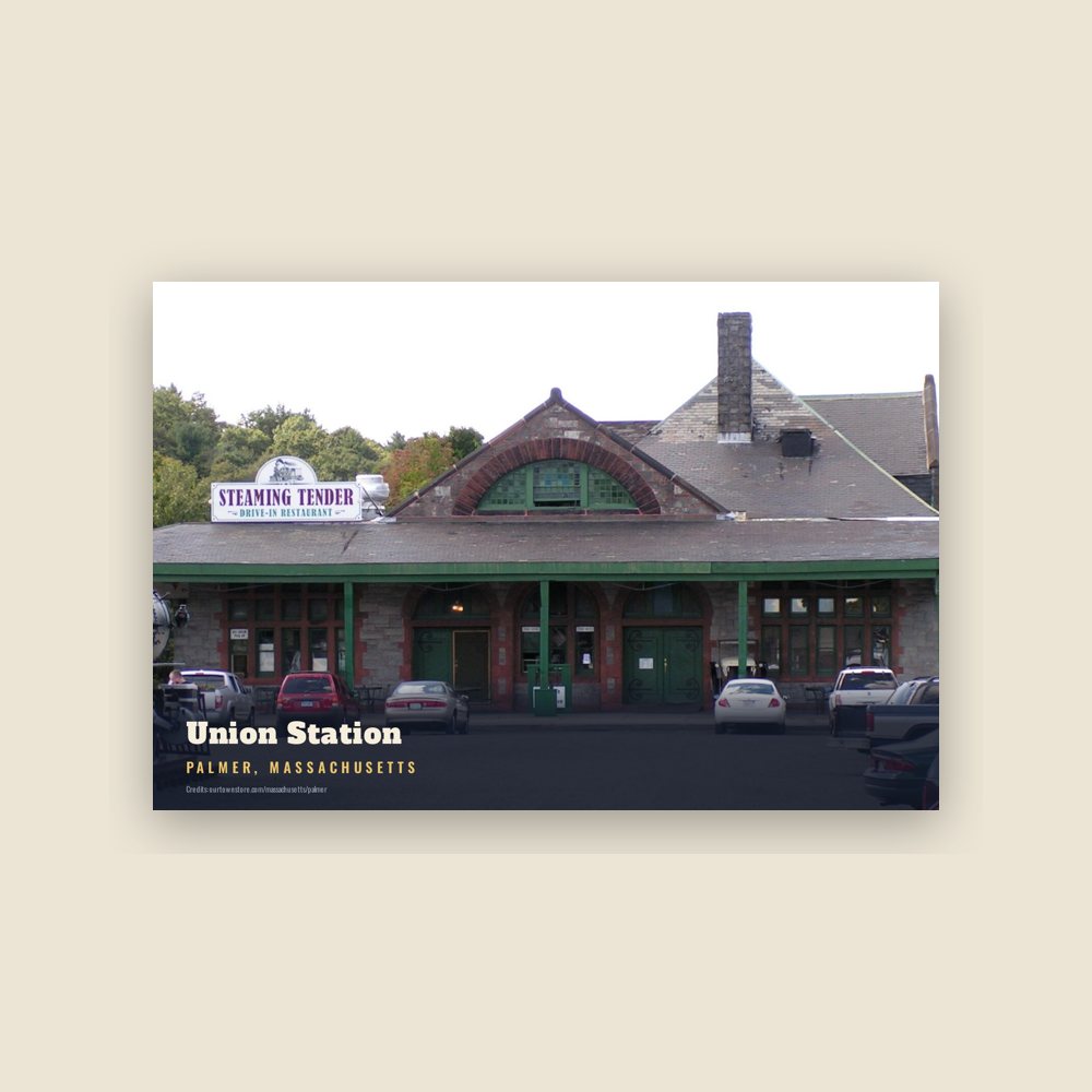 Palmer Union Station Postcard
