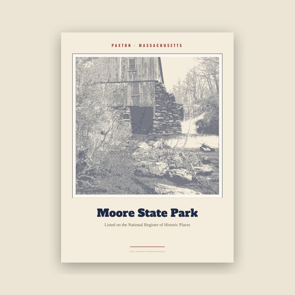 Paxton Moore State Park Landmark Print