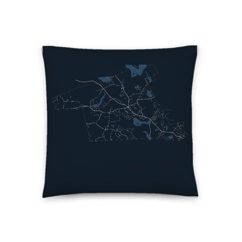 Paxton Map Throw Pillow