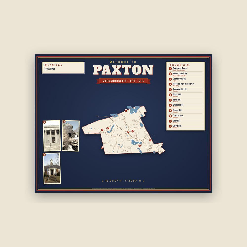 Paxton Map Placemat