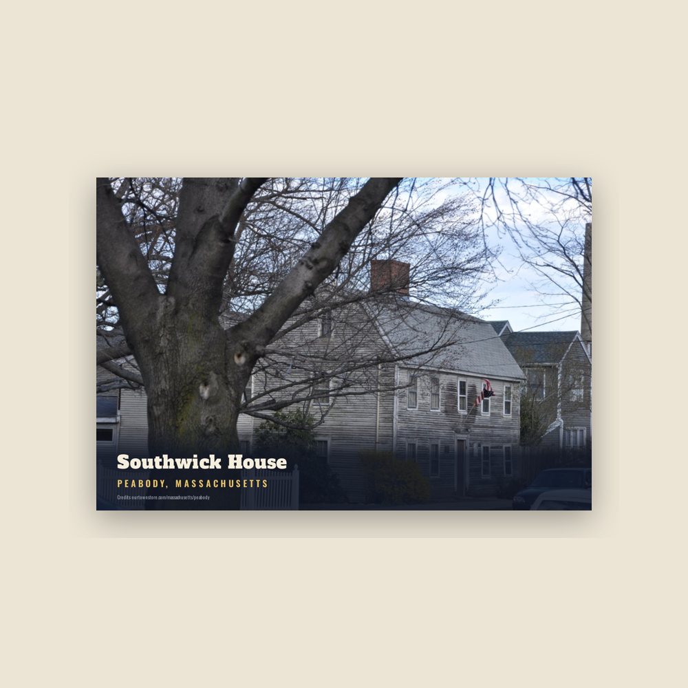 Peabody Southwick House Postcard