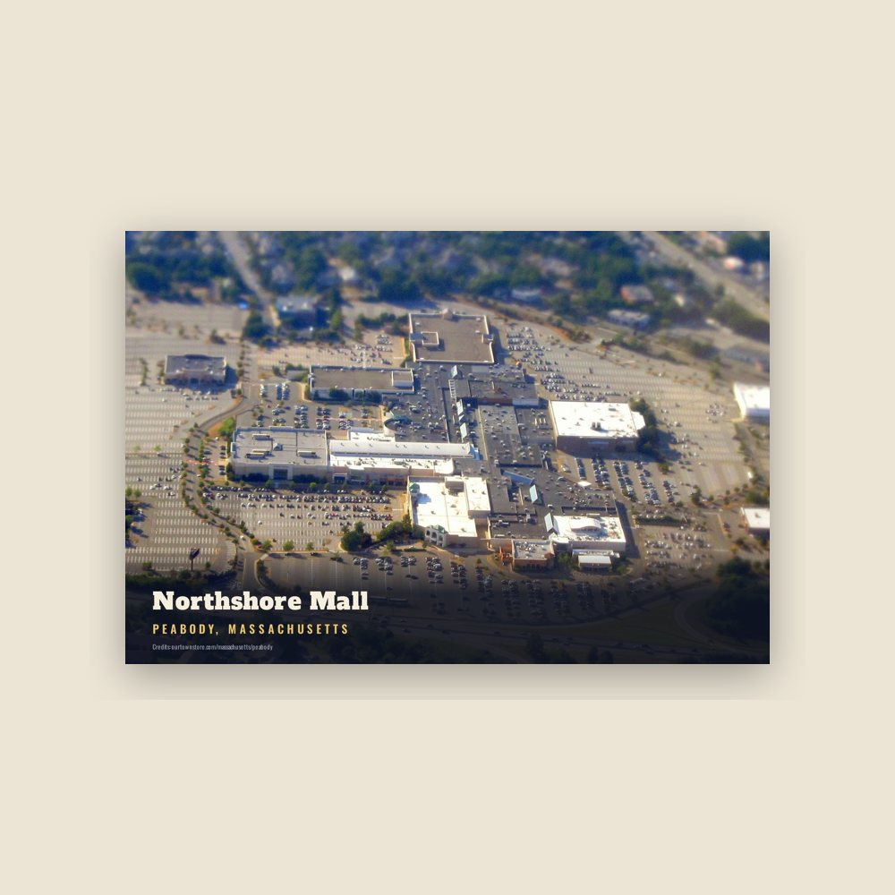 Peabody Northshore Mall Postcard