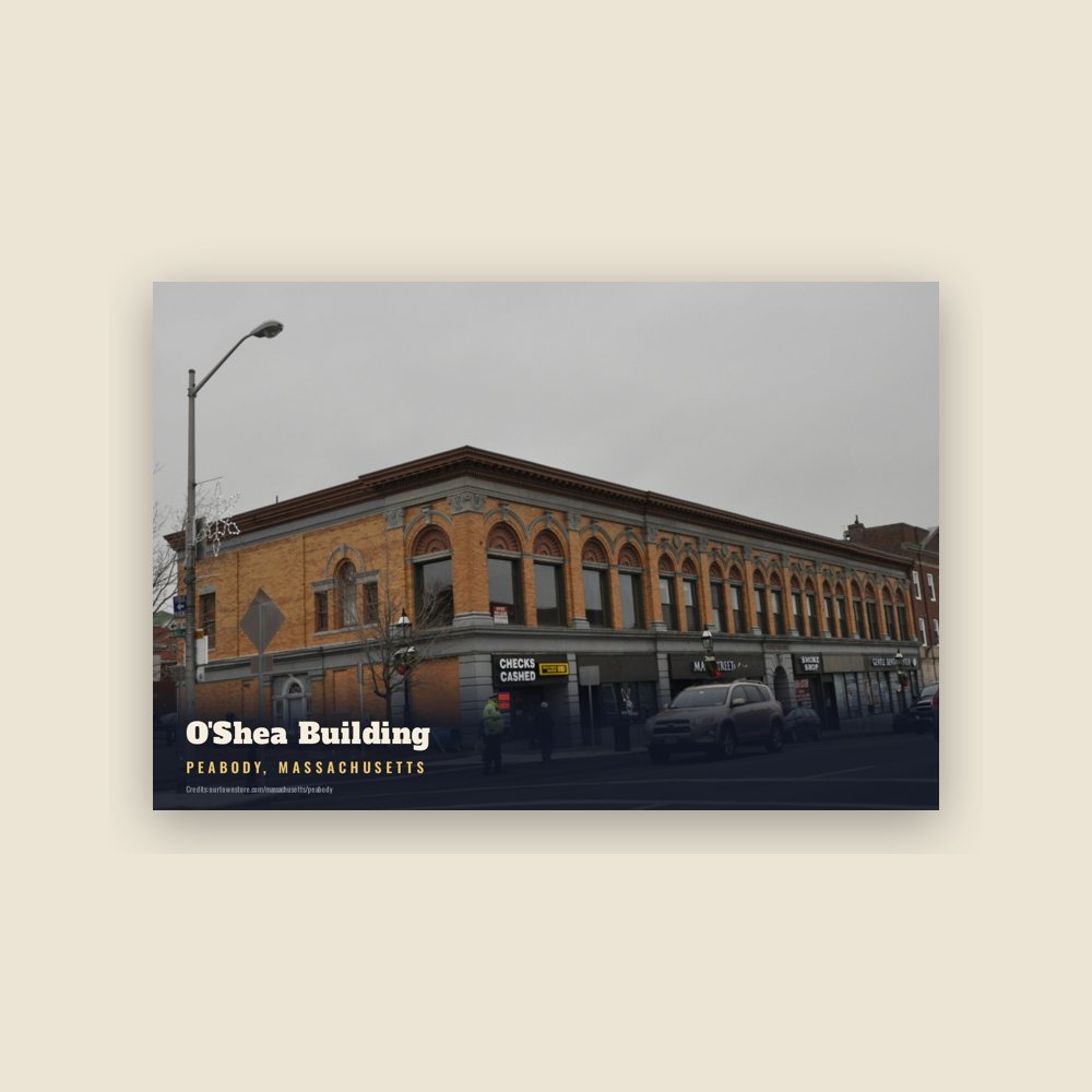 Peabody O'Shea Building Postcard