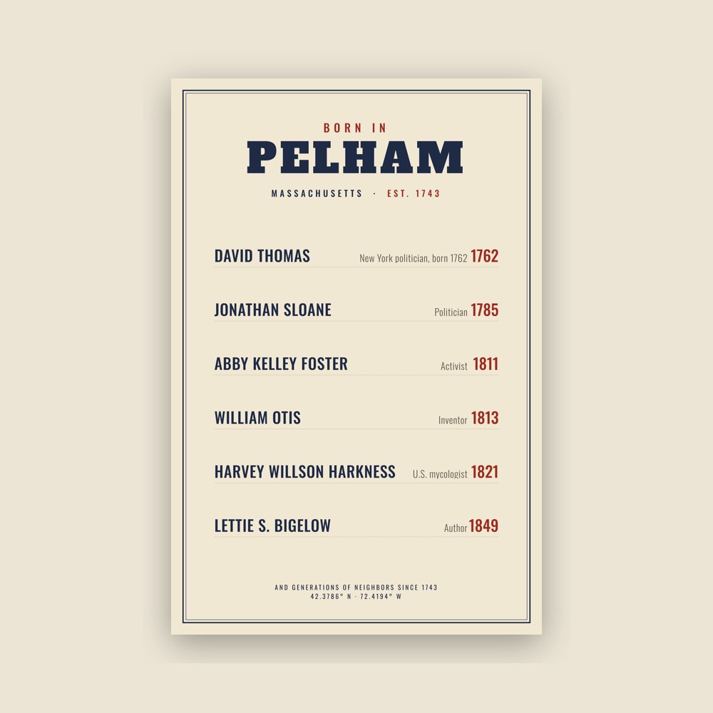 Pelham “Born In” Poster