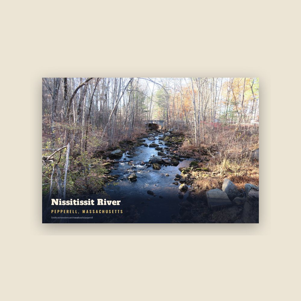 Pepperell Nissitissit River Postcard