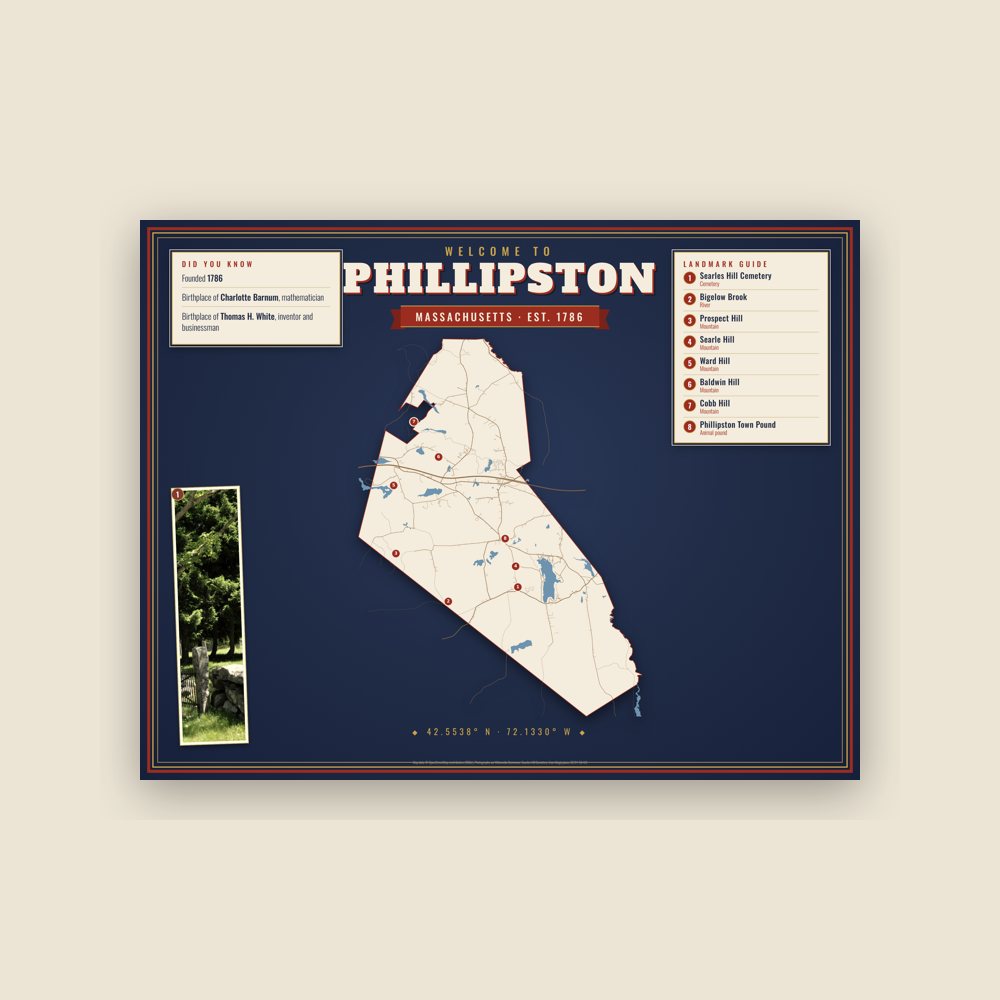 Phillipston Map Placemat
