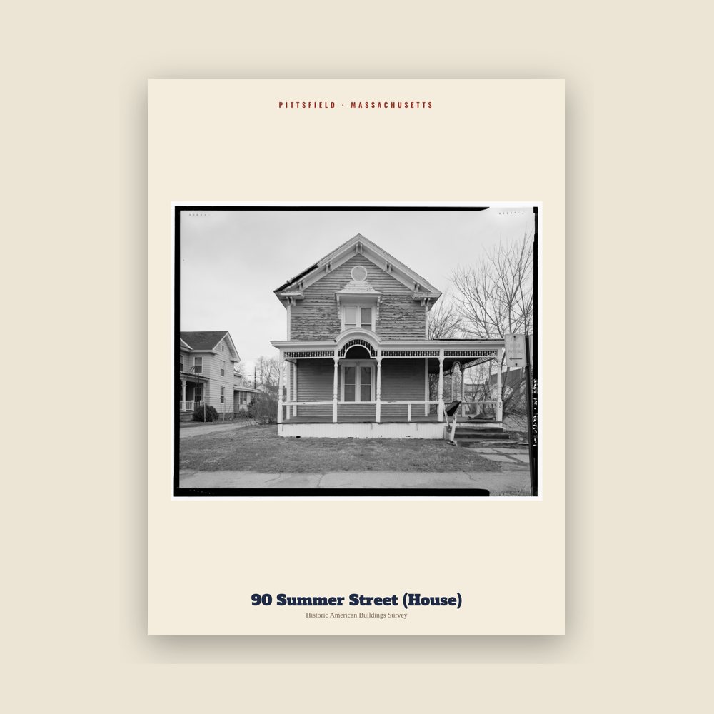 Pittsfield 90 Summer Street (House) Archive Print
