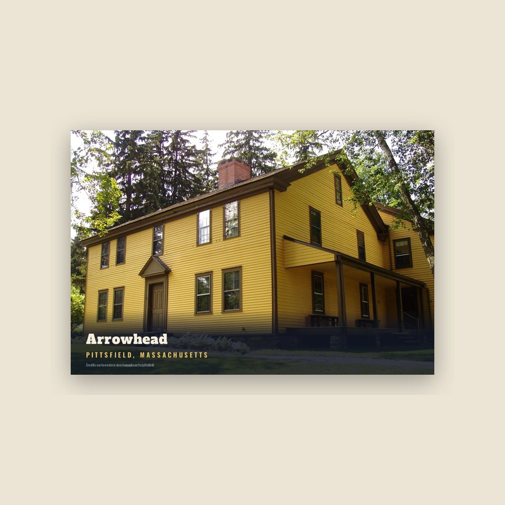 Pittsfield Arrowhead Postcard