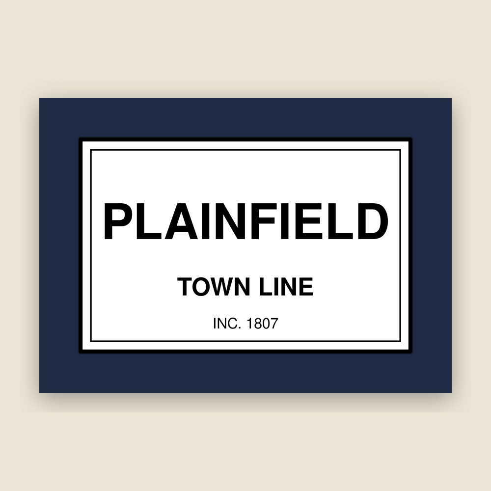 Plainfield Town Line Mug