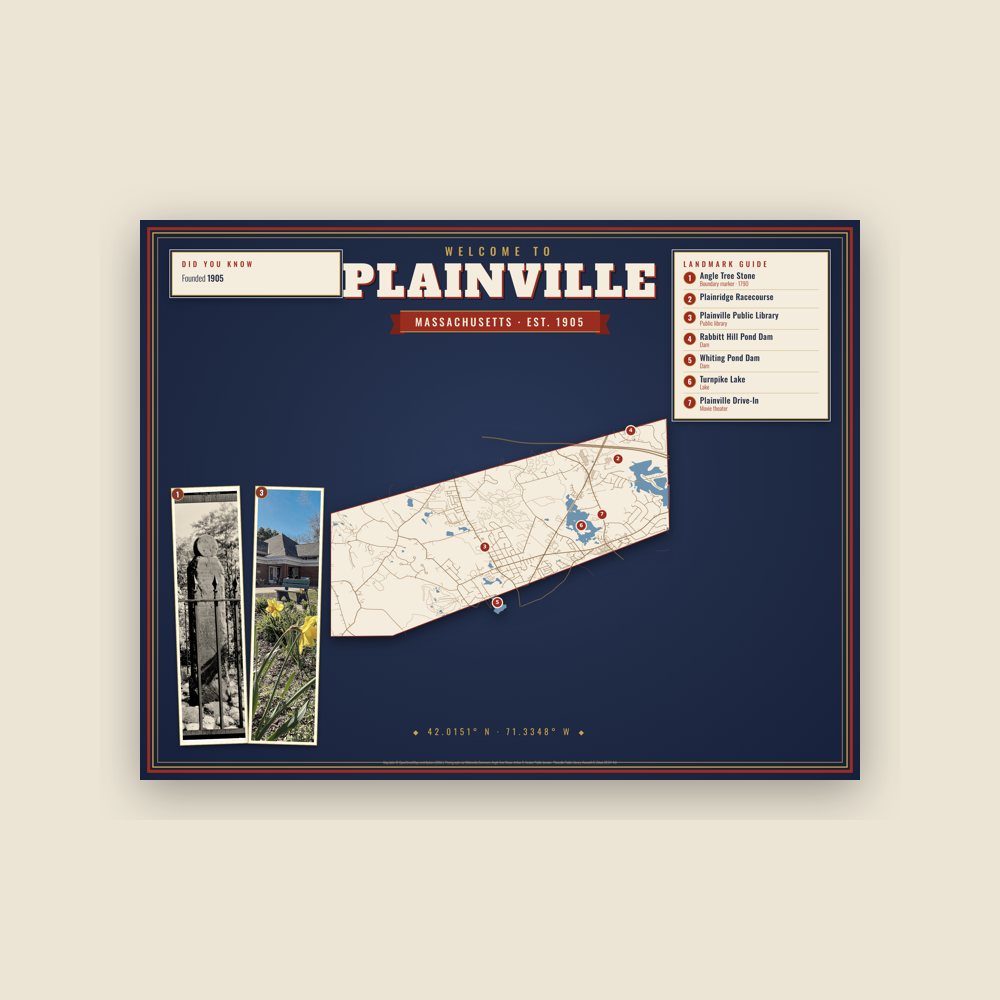 Plainville Map Placemat