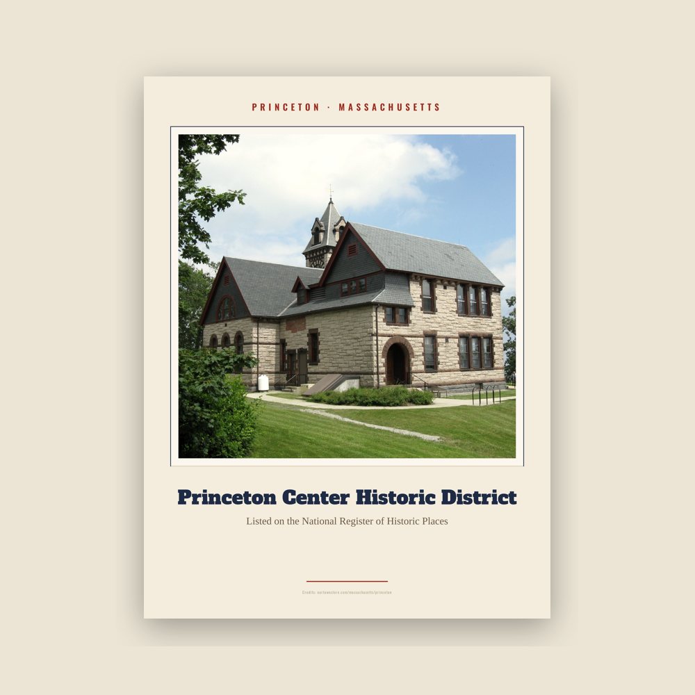 Princeton Princeton Center Historic District Landmark Print