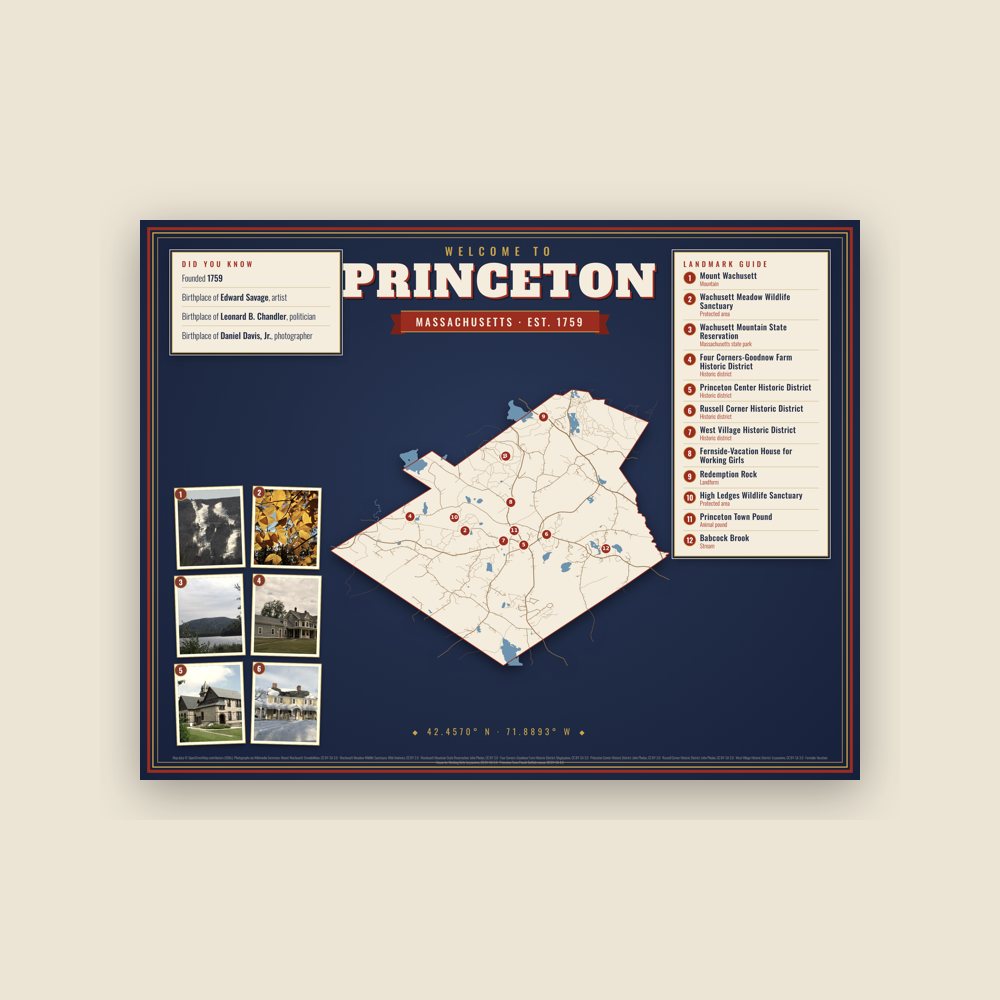 Princeton Map Placemat