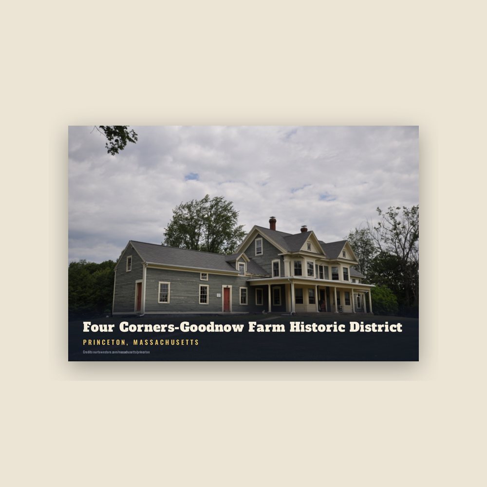 Princeton Four Corners-Goodnow Farm Historic District Postcard