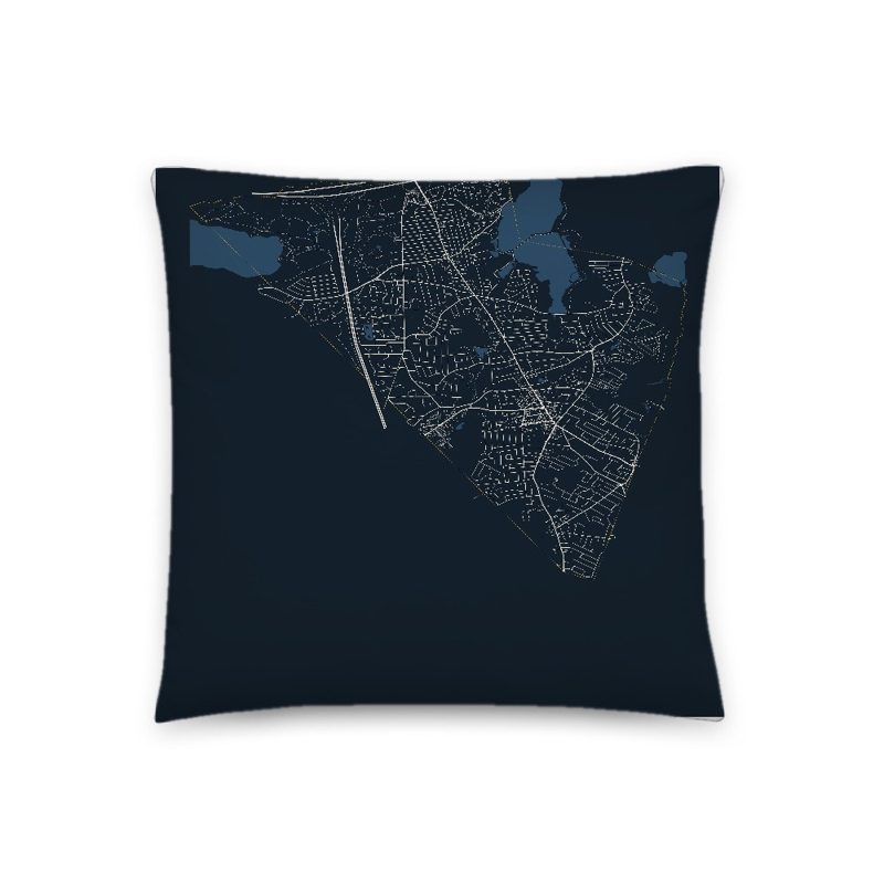 Randolph Map Throw Pillow
