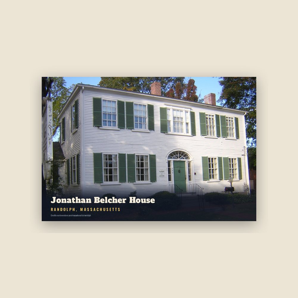 Randolph Jonathan Belcher House Postcard