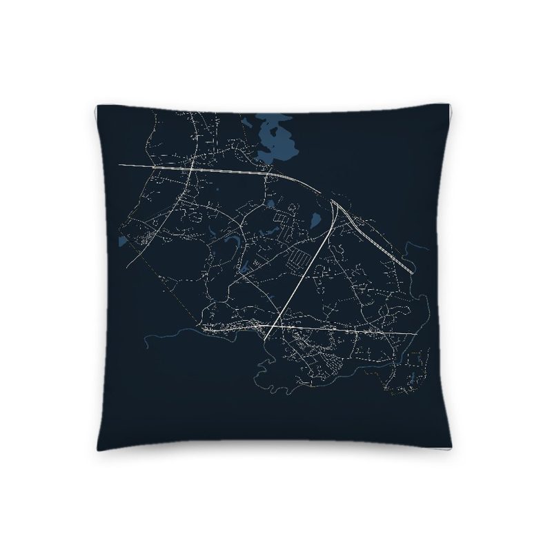 Raynham Map Throw Pillow