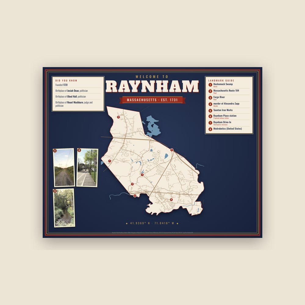 Raynham Map Placemat