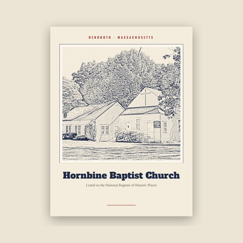 Rehoboth Hornbine Baptist Church Landmark Print