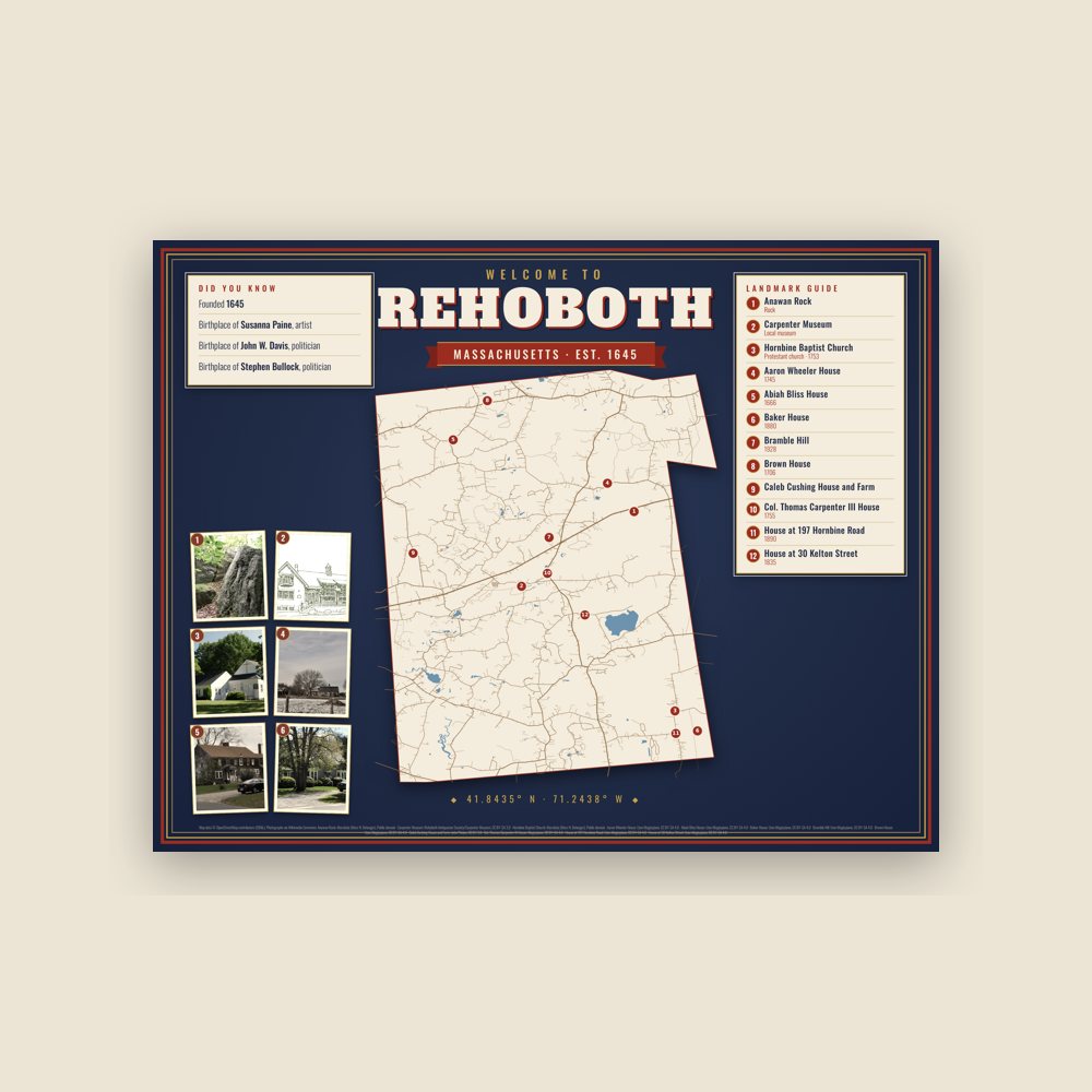 Rehoboth Map Placemat