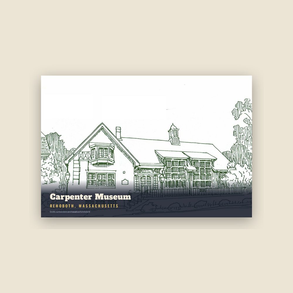 Rehoboth Carpenter Museum Postcard