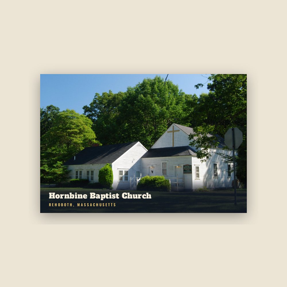 Rehoboth Hornbine Baptist Church Postcard