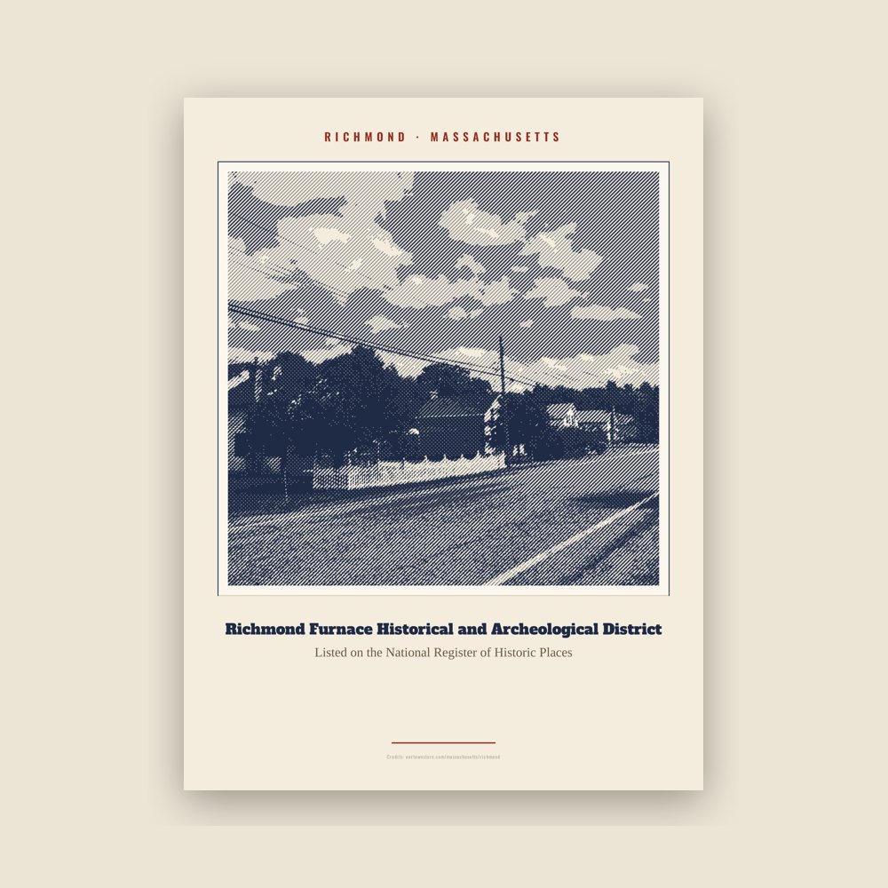 Richmond Richmond Furnace Historical and Archeological District Landmark Print