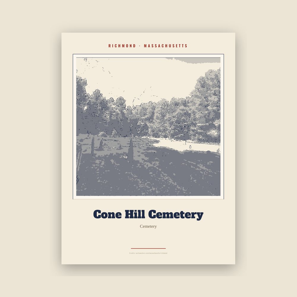 Richmond Cone Hill Cemetery Landmark Print