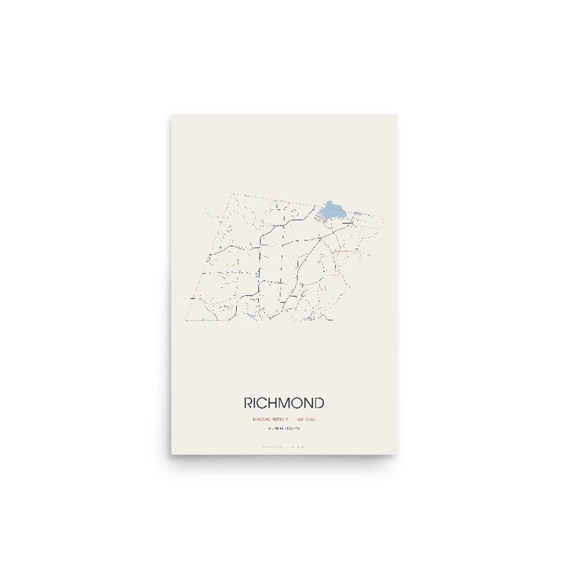 Richmond Street Map Poster · Linen