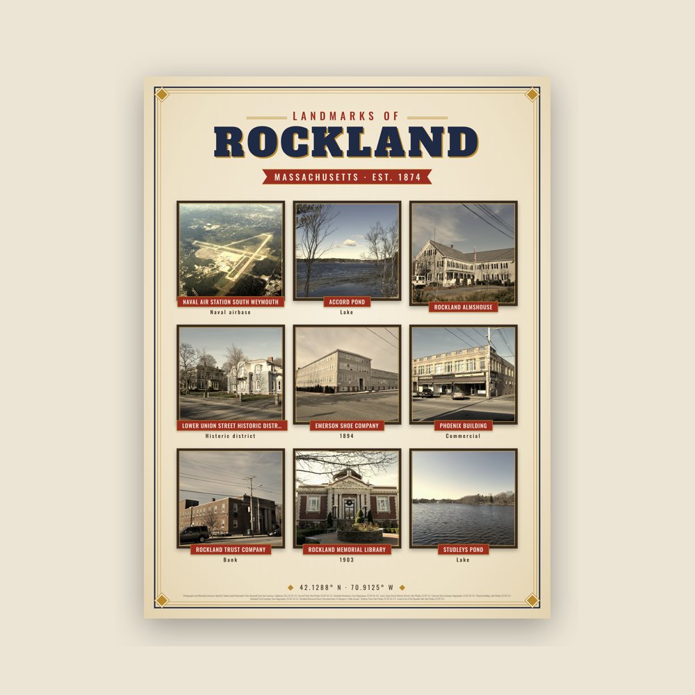 Rockland Landmarks Photo Poster