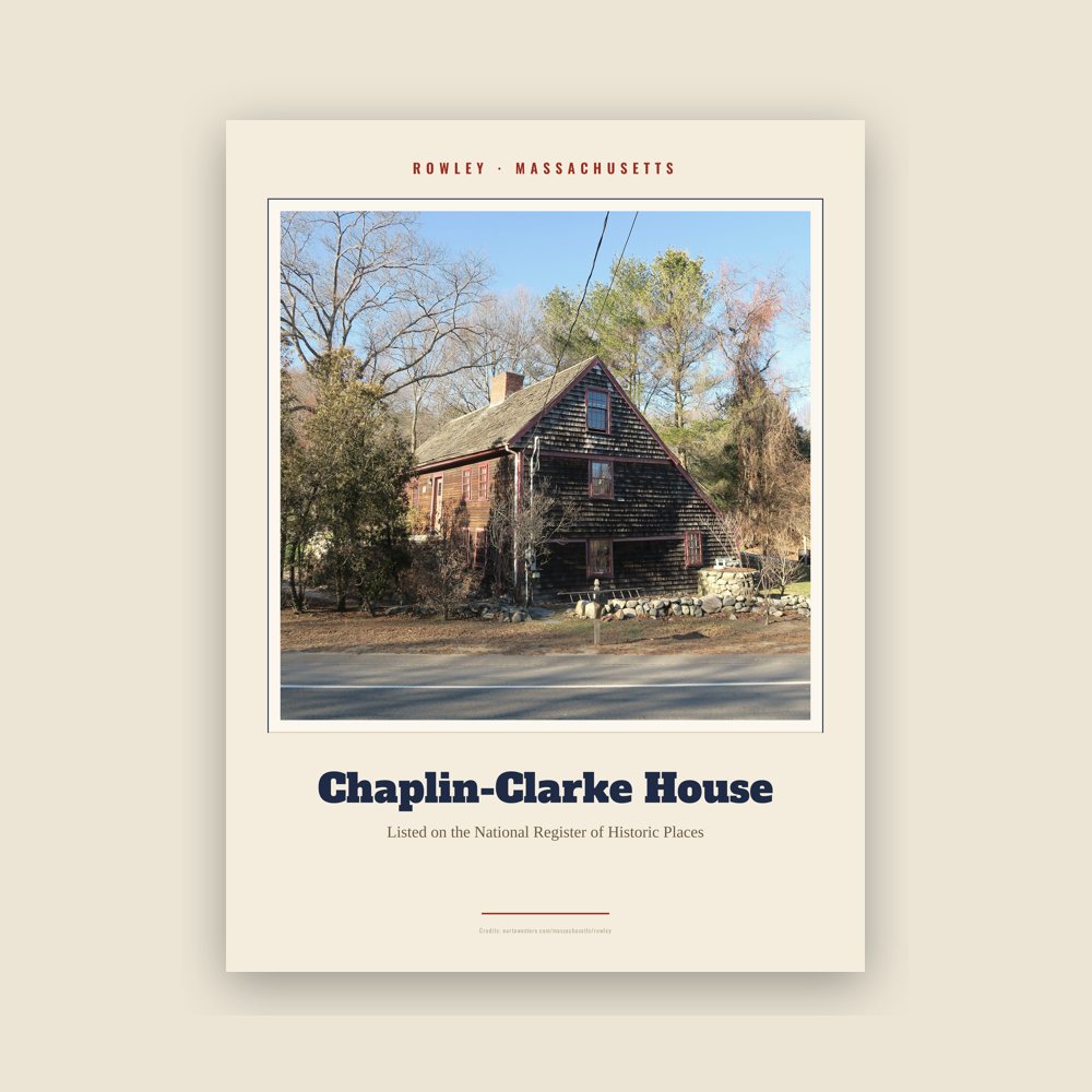 Rowley Chaplin-Clarke House Landmark Print