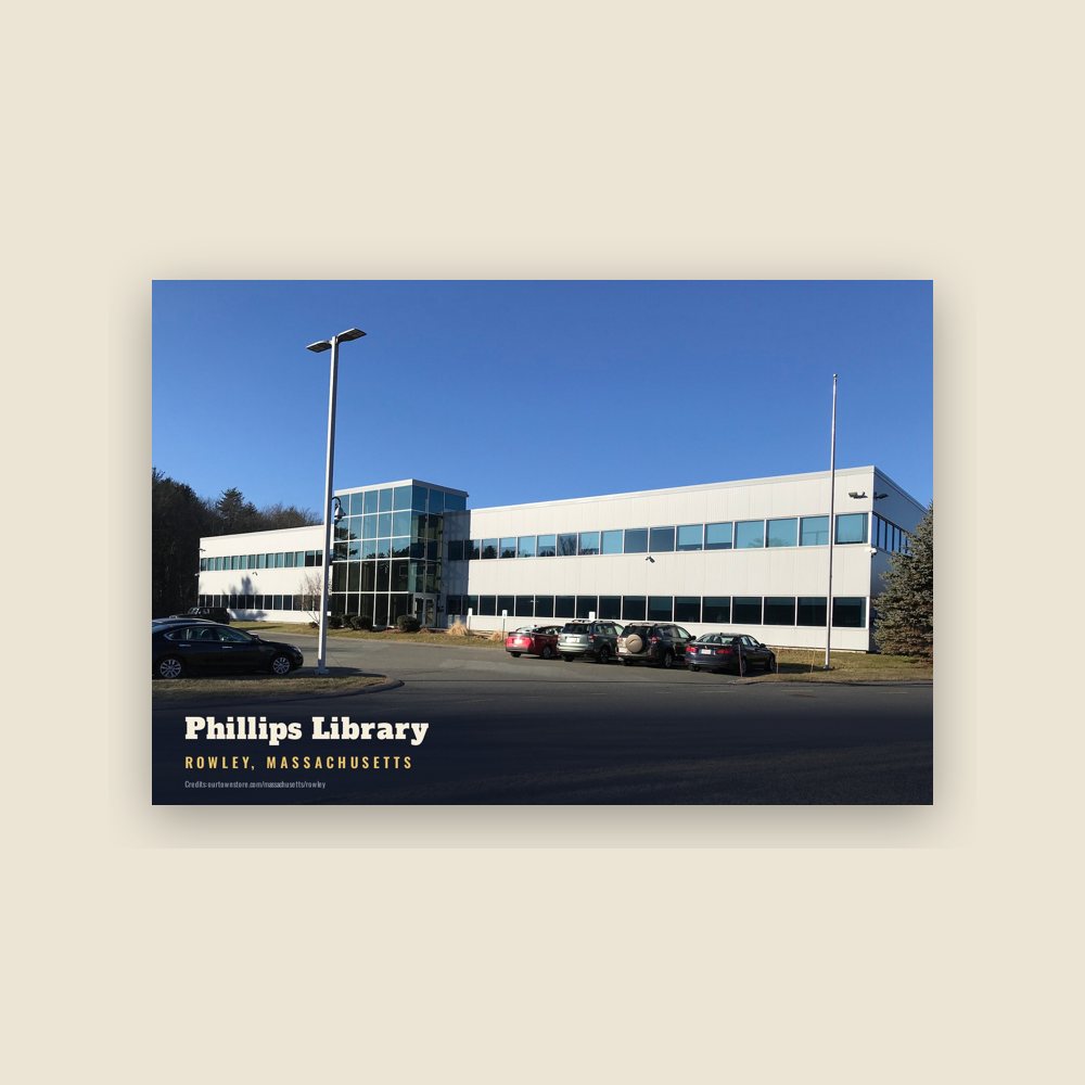 Rowley Phillips Library Postcard
