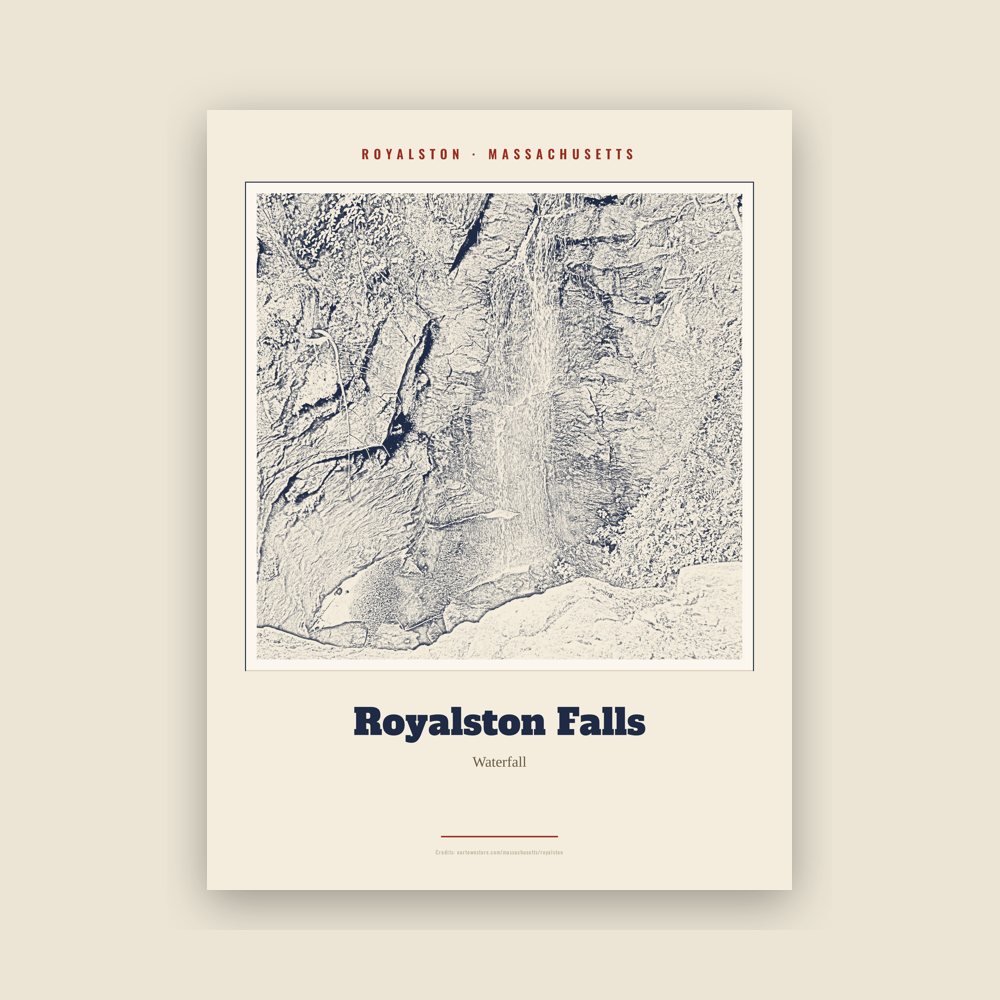 Royalston Royalston Falls Landmark Print