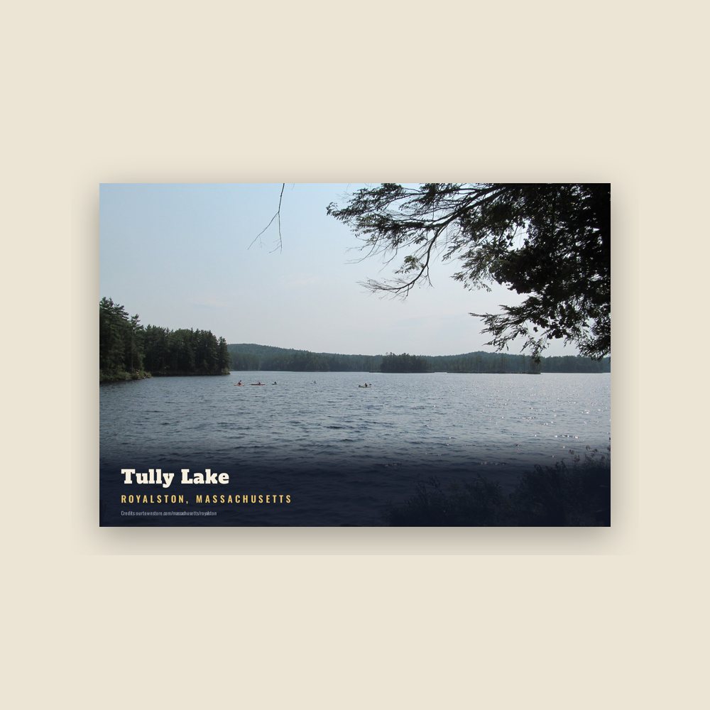 Royalston Tully Lake Postcard