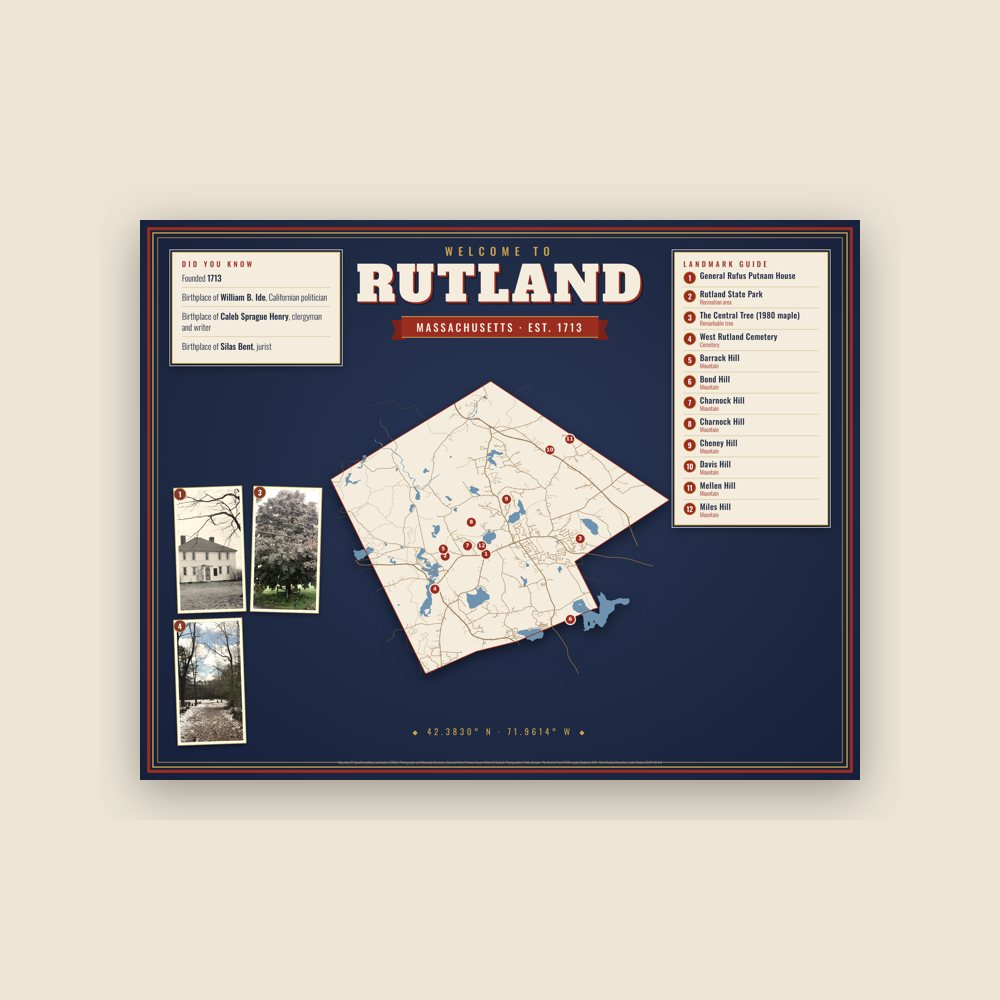 Rutland Map Placemat