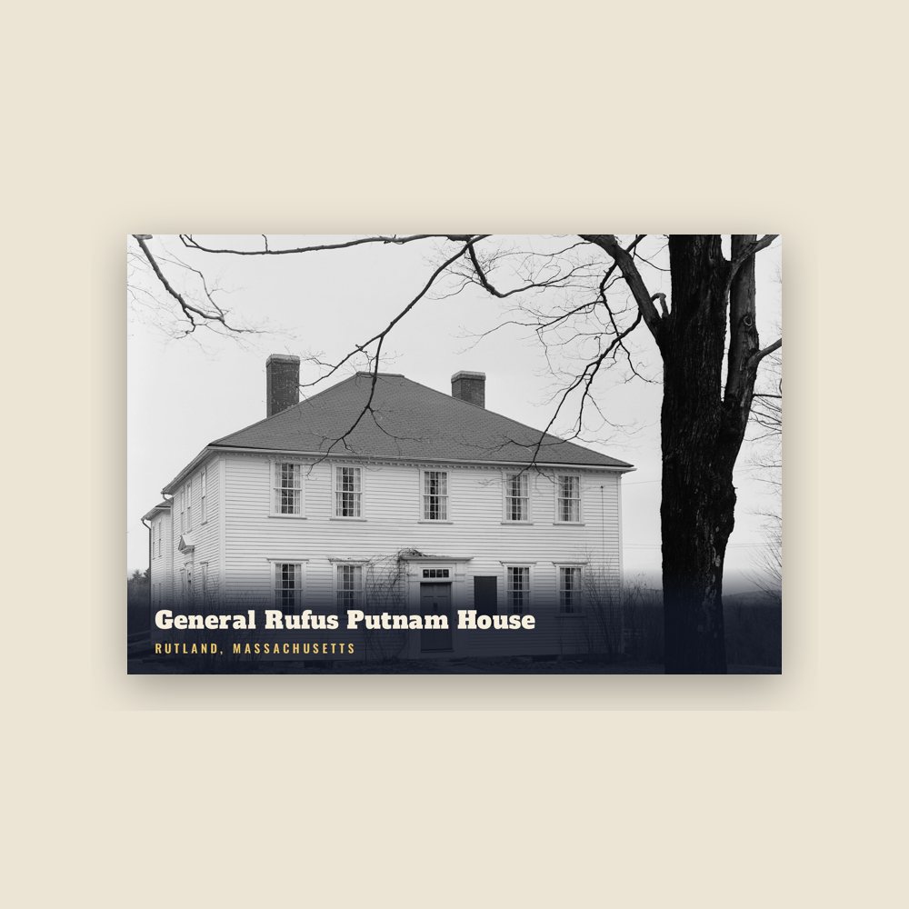 Rutland General Rufus Putnam House Postcard
