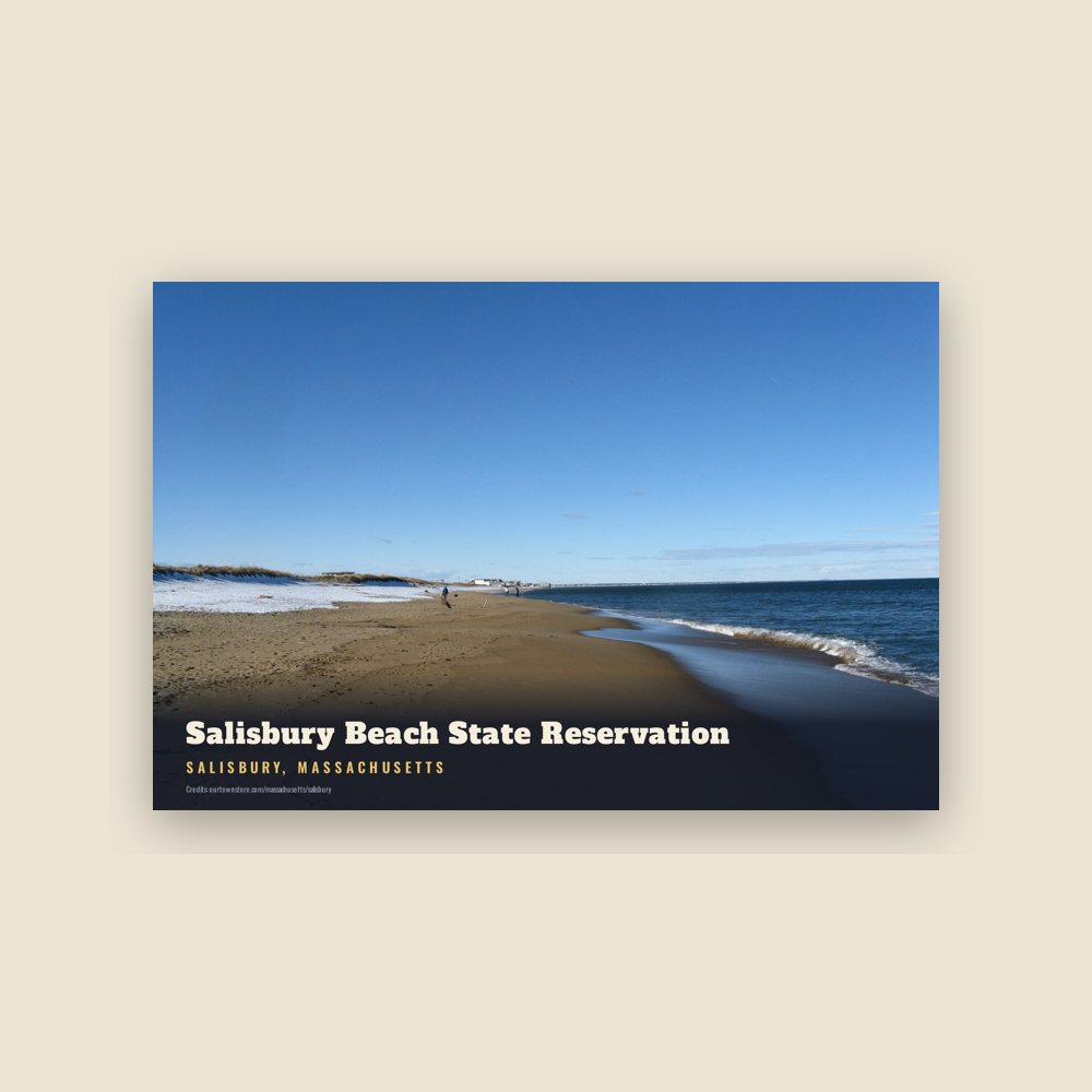 Salisbury Salisbury Beach State Reservation Postcard
